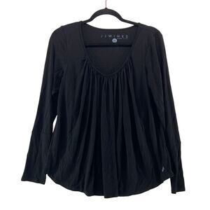JJ Winks‎ Black Long Sleeve Top Size XL